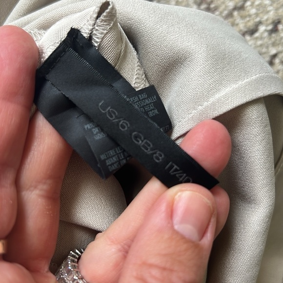 Donna Karan flat front dressy flowy trouser - Picture 4 of 6